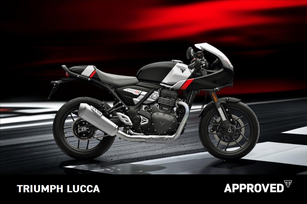 TRIUMPH Thruxton 400 Phantom Black / Aluminium Silver Abs
