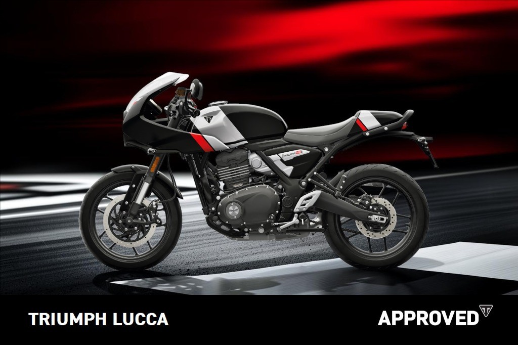TRIUMPH Thruxton 400 Phantom Black / Aluminium Silver Abs